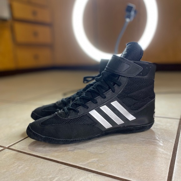 Adidas SAMPLES ! Adidas Combat Speed 5 Wrestling Boots Adult Boxing Shoes Mens - Picture 7 of 9